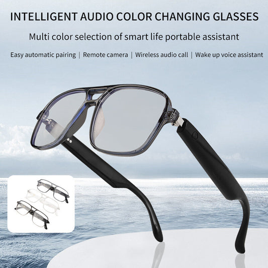 Fashion Bluetooth Audio Smart Glasses Wireless Sunglasses Dual Speaker Output