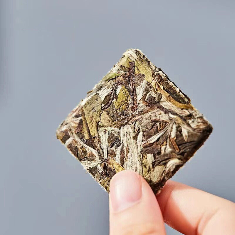 500g Fuding alpine white tea cake white peony king tea small square cookie tea