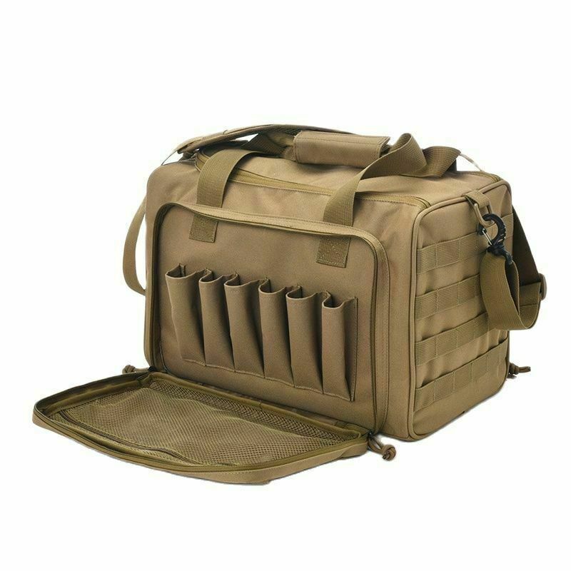 Tactical Range Bag Shooting New Case Pack Khaki Hunting Sling Bag Camping