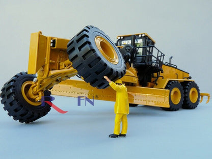 1:50 34CM DM 24M Motor Grader Construction Vehicles Machine Diecast Model