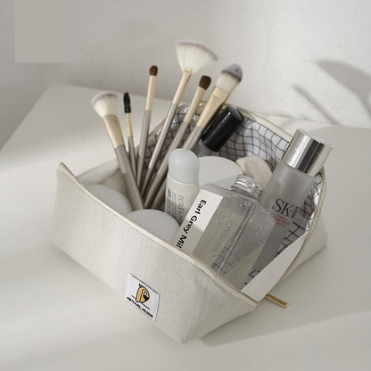 High Quality Cosmetic Bag Fashion Makeup Bag PVC Waterproof Cotton 10*10 CM Zipp