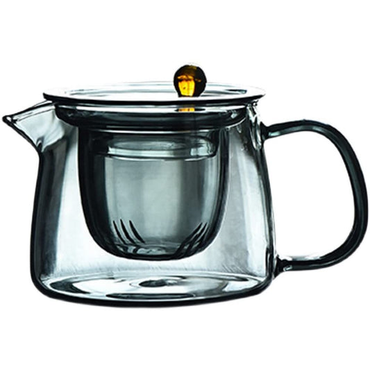 350ml Teapot Glass Kung Fu Tea Set Heat Resistant Tea Water Separation Kettle