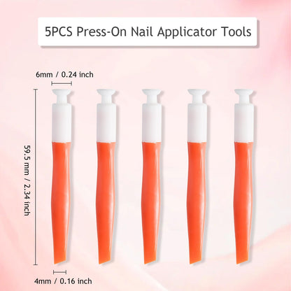 5Pcs Portable Nail Art Suction Stick Tool Beauty Manicure Salon Accessories