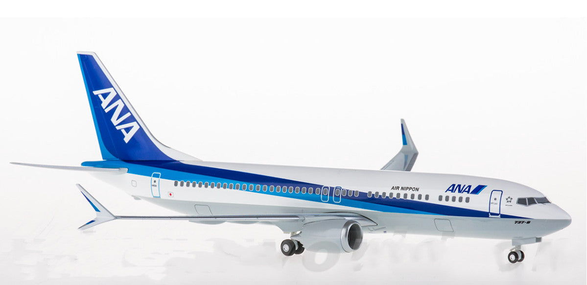 1:200 Hogan ANA BOEING 737 MAX 8 Passenger Airplane ABS Plastic Aircraft Model