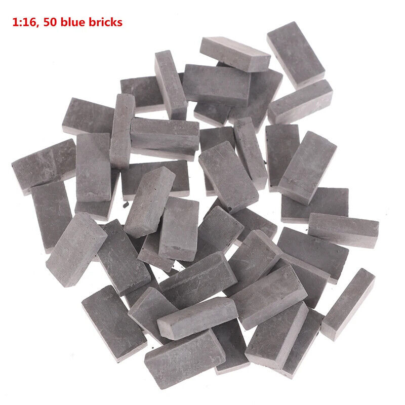 Simulation Brick 50-120Pcs Clay DIY Building Scenery Dollhouse Mini Landscape
