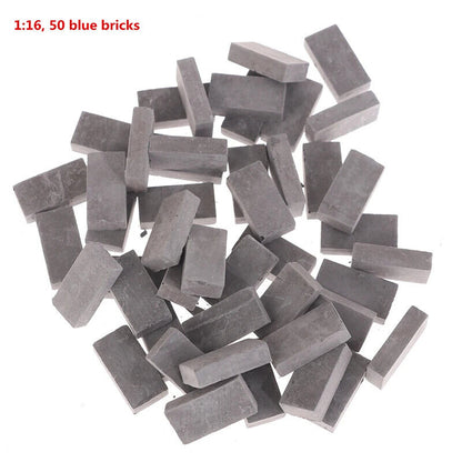Simulation Brick 50-120Pcs Clay DIY Building Scenery Dollhouse Mini Landscape