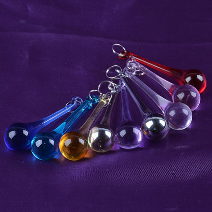 20pcs Crystal Teardrop Chandelier Drops Prisms Manzanita Tree Decoration