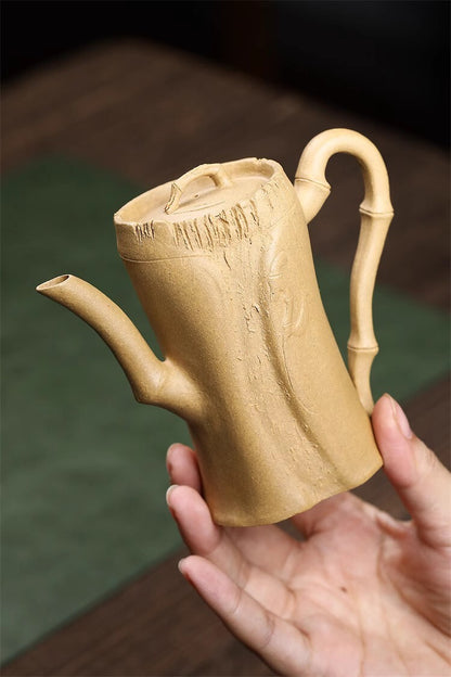 170cc chinese Yixing Handmade Zisha teapot Duan clay GongDeng Hu Gongfu Tea Pot