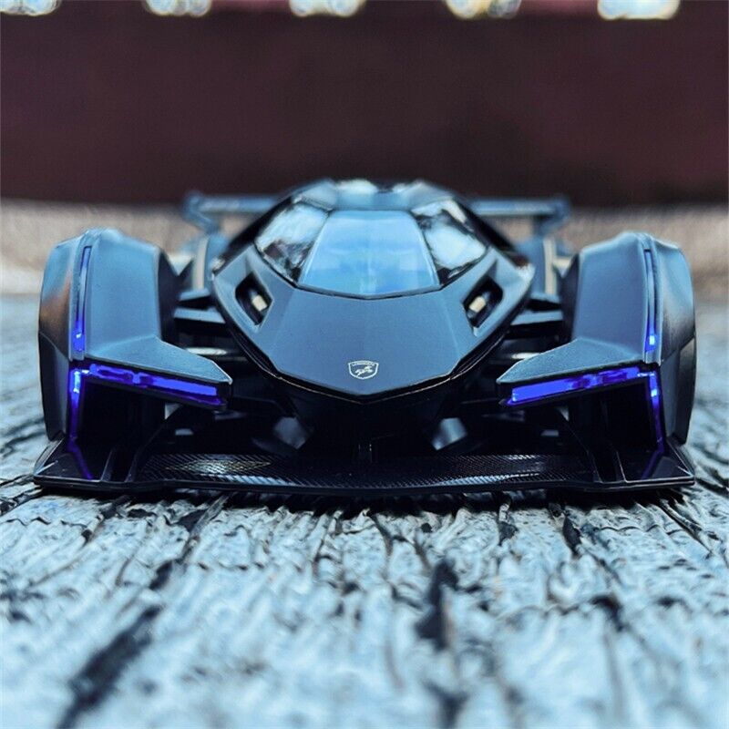 1:24 Lamborghini V12 Vision VGT Diecast Mode Car Vehicle Sound Light Kids Gifts