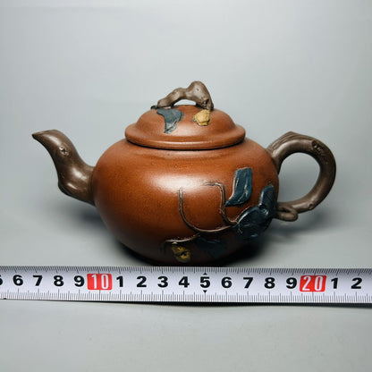 Vintage Chinese Yixing Purple Clay Teapot Zisha Ceremony Fashion Gift Teaware