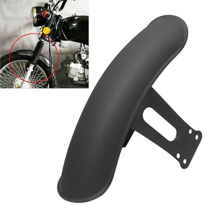 Motorcycle Fenders Universal Front Black\Chrome Tire Position Mudguards 38x9.5cm