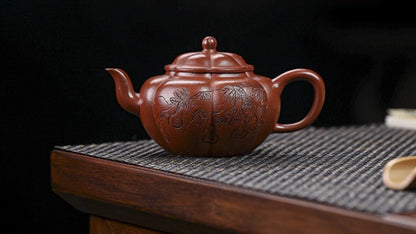 160cc chinese Yixing Handmade Zisha teapot Zhuni FuQi Gongfu Hu Tea Pot