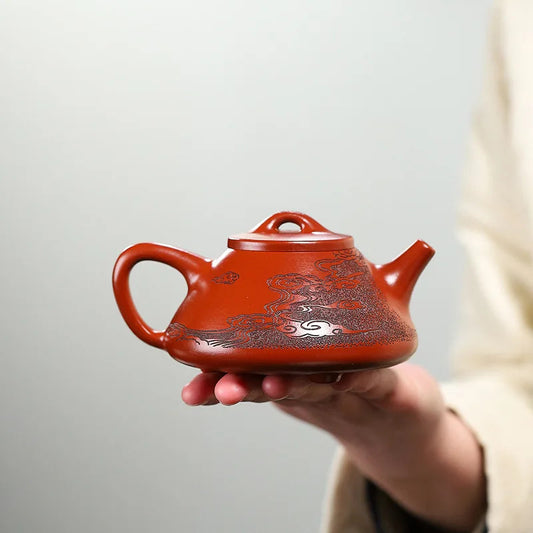 Chinese yixing purple clay teapot Da Hong Pao zisha Pot Handmade Kung Fu Teapot