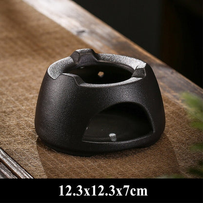 Household Ceramic Candle Holder Tea Fire Stoves Candle Heating Ceramic Teapot