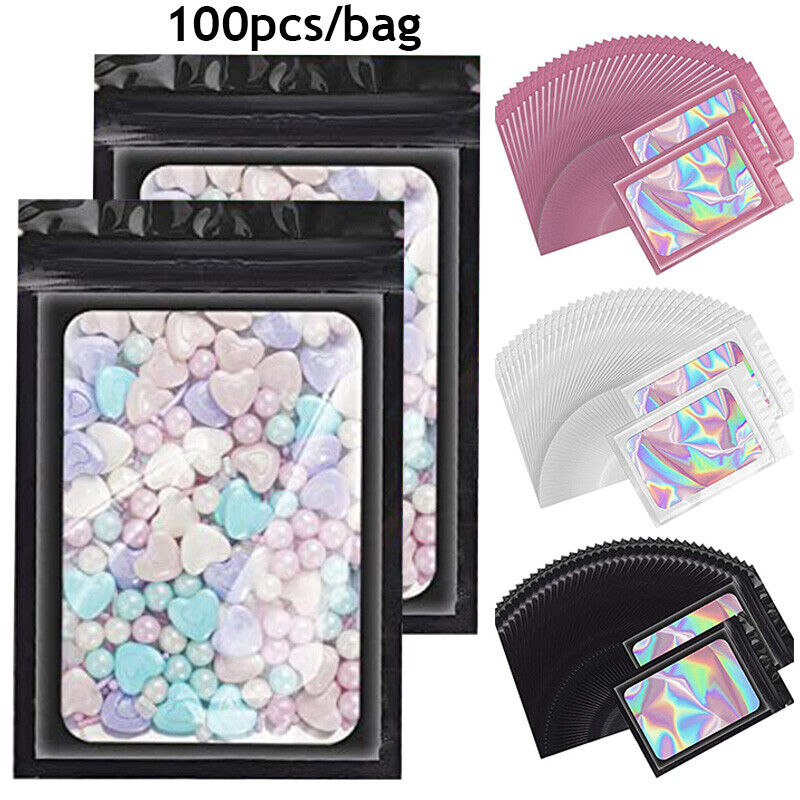 Jewelry Bags Packaging Bags Clear Window Film Bags Proof Bags Resealable