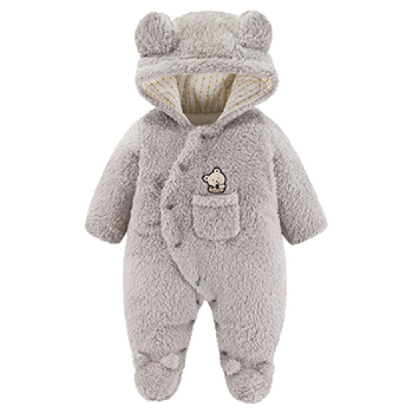 Infant Girl Overall Jumpsuit Spring Autumn Hooded Baby Months Newborn Clothes