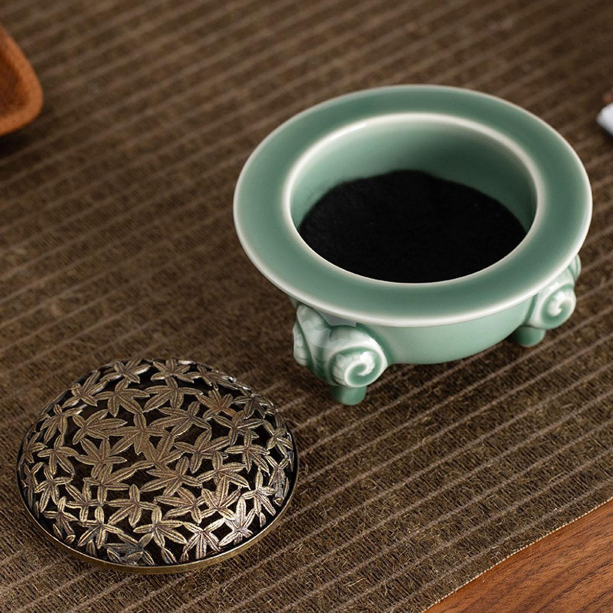 Incense Burner Incense Cone Holder Censer for Home Office Yoga Tea Room