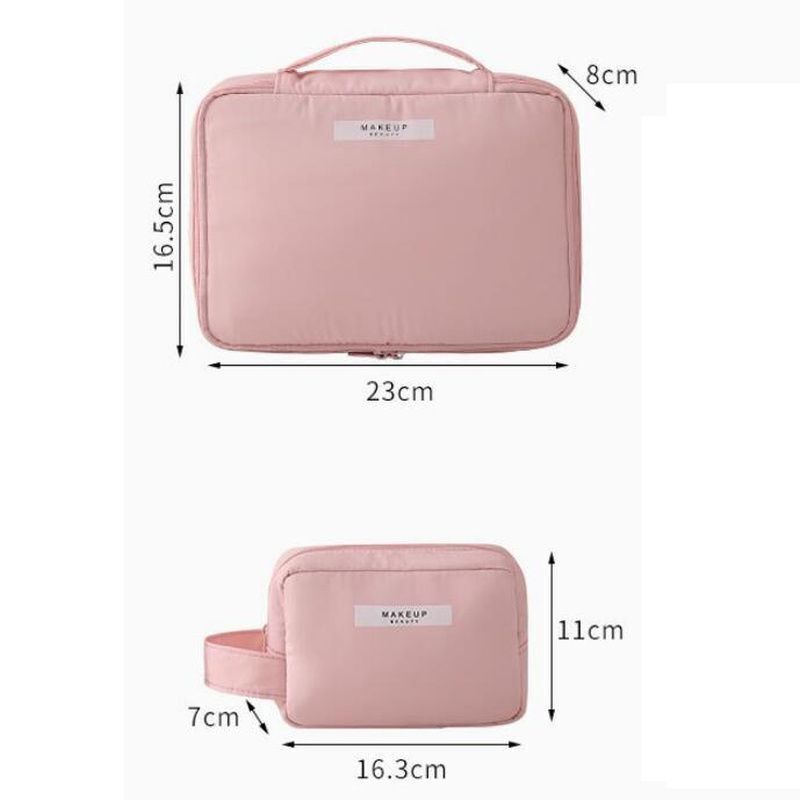 Makeup Bag Toiletries Organizer Waterproof Traveling Storage Pouch Cosmetic Case