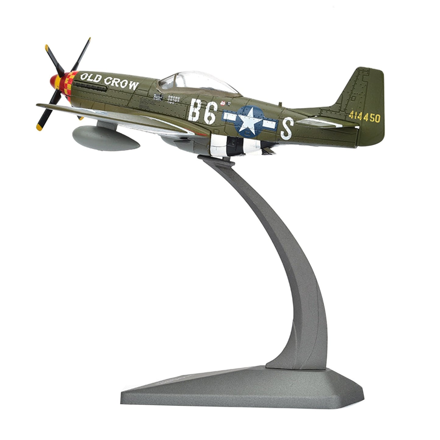 New 1:72 P51 Mustang Fighter Alloy Aircraft Model Plane Souvenir Static Display