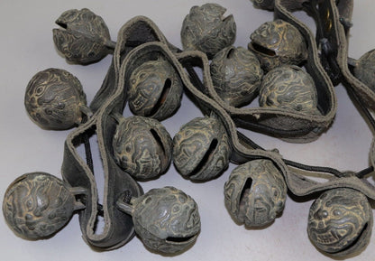Set of China Bronze Dragon Bells Handworked Statue of Bronze Bell