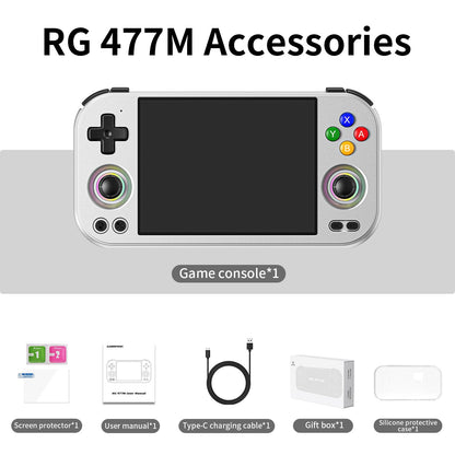 ANBERNIC RG 477M Retro Handheld Game Console Android 14 5300mAh RG477M Gifts 游戏机