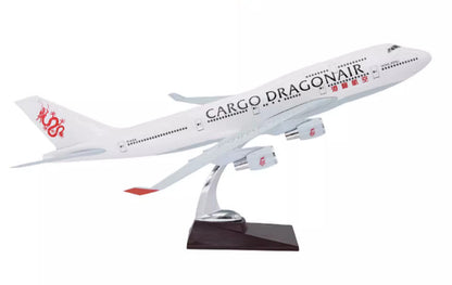 47CM 1:150 DRAGONAIR CARGO BOEING 747-400 Aeroplane Resin Plane Aircrarft Model