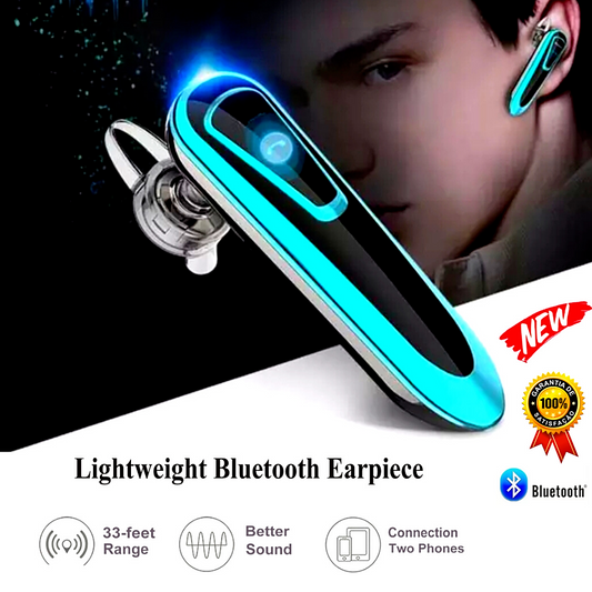 Headphone Single Explorer Bluetooth Wireless HD Voice Headset trucker Earbud