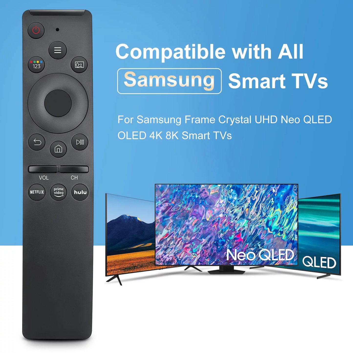 Replace Remote Control for All Samsung TV lot HDTV 4K 8K 3D Smart TV BN59-01329A
