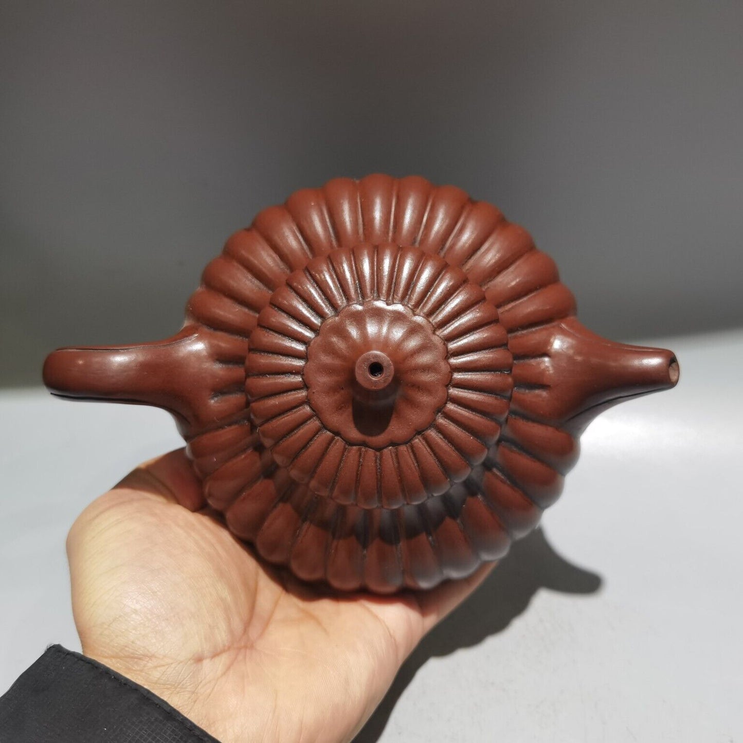 Vintage Chinese Yixing Purple Clay Teapot Zisha Ceremony Collection Rare Large