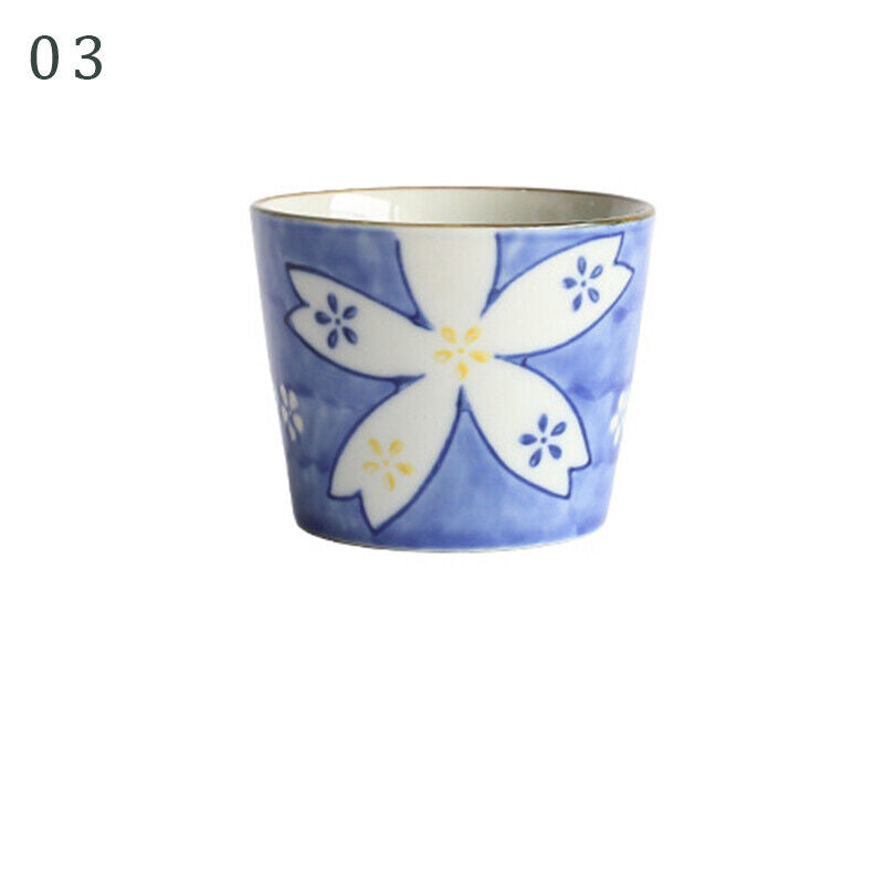 Japanese Style Ceramic Tableware Straight Cup Porcelain Tea Cup Sake Mug GIft