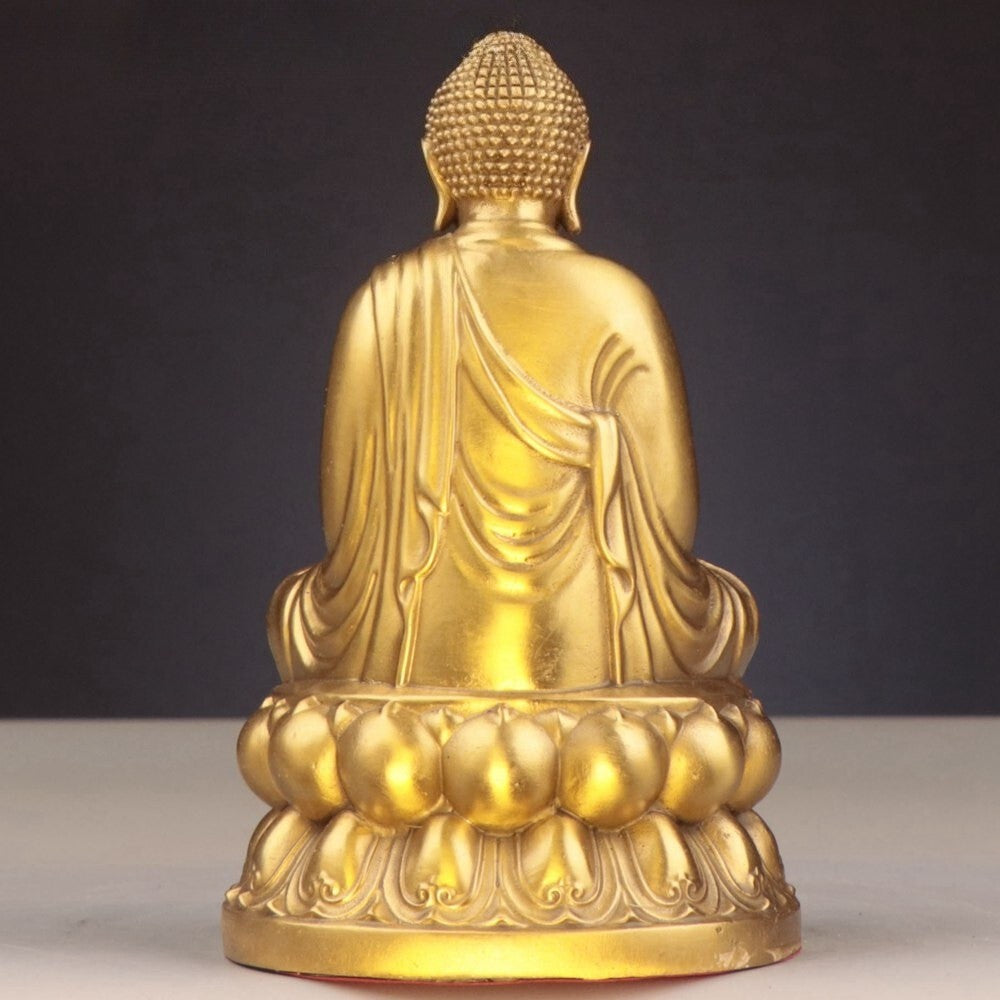 8" 20cm New Copper Sakyamuni Buddha Statue Gautama Buddha Tathagata