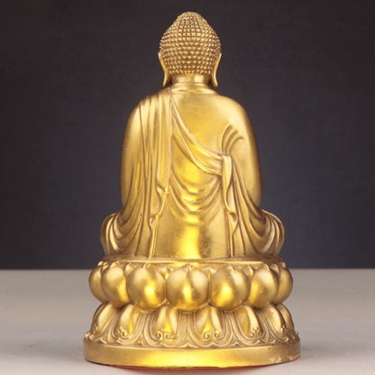 8" 20cm New Copper Sakyamuni Buddha Statue Gautama Buddha Tathagata