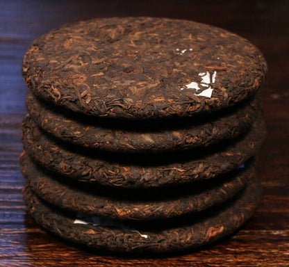 YunNan BuLangShan Ancient Puerh tree tea pu'erh Ripe tea WuFuLinMen Puerh tea