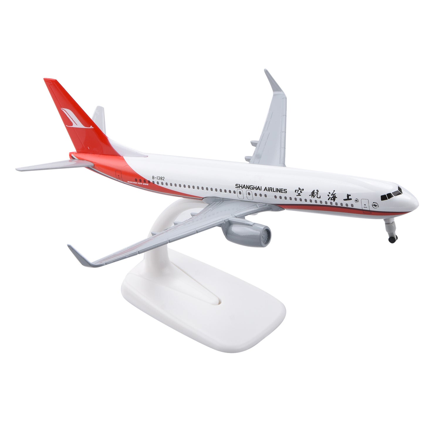 Diecast Alloy 1/350 Scale Shanghai Airlines B737 Airplane Model Toy Collection