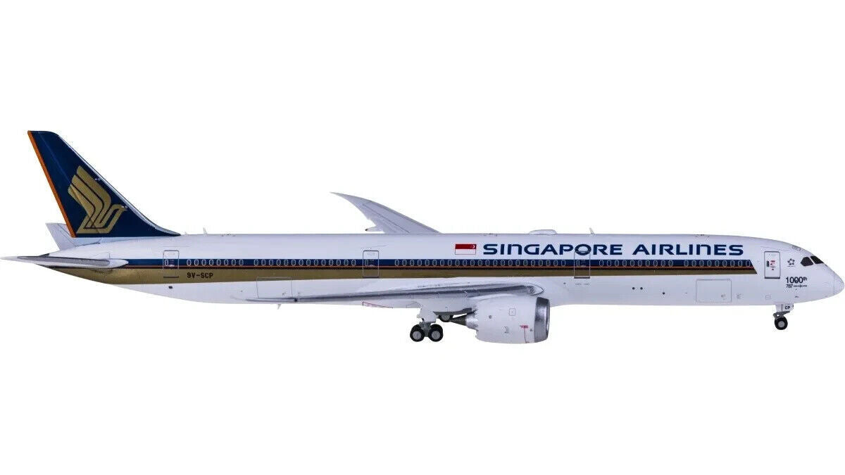1:400 JC Wings SINGAPORE AIRLINES BOEING 787-10 Passenger Airplane Diecast Model