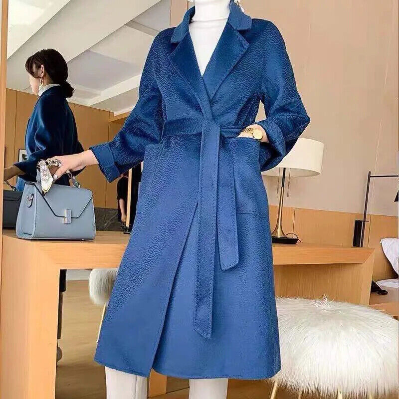 Wool Coat Female Women's Cashmere Coat Autumn Winter Cashmere Coat
