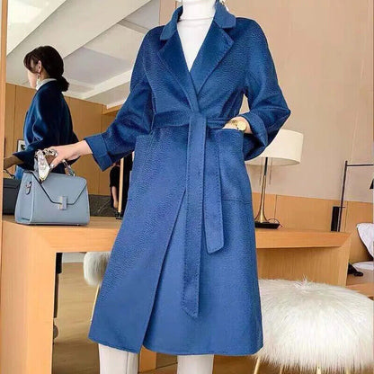 Wool Coat Female Women's Cashmere Coat Autumn Winter Cashmere Coat
