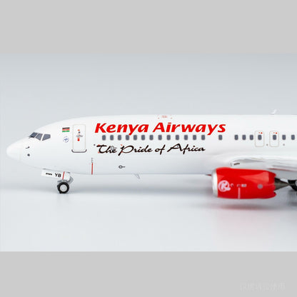 1:400 NGmodels Kenya Airways B737-800 Passenger Airplane Diecast Plane Model