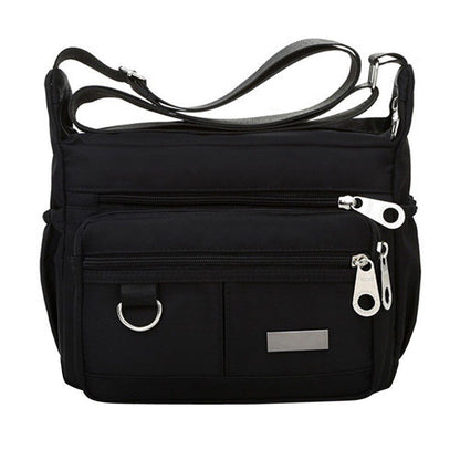 Shoulder Bags Waterproof Nylon Handbag Purse Messenger Crossbody Bag 25*9*19 CM