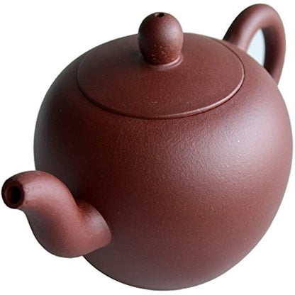 Teapot 6.8oz Chinese Yixing ZiNi Zisha Tea Pots Yellow Meirenjian (Red brown)