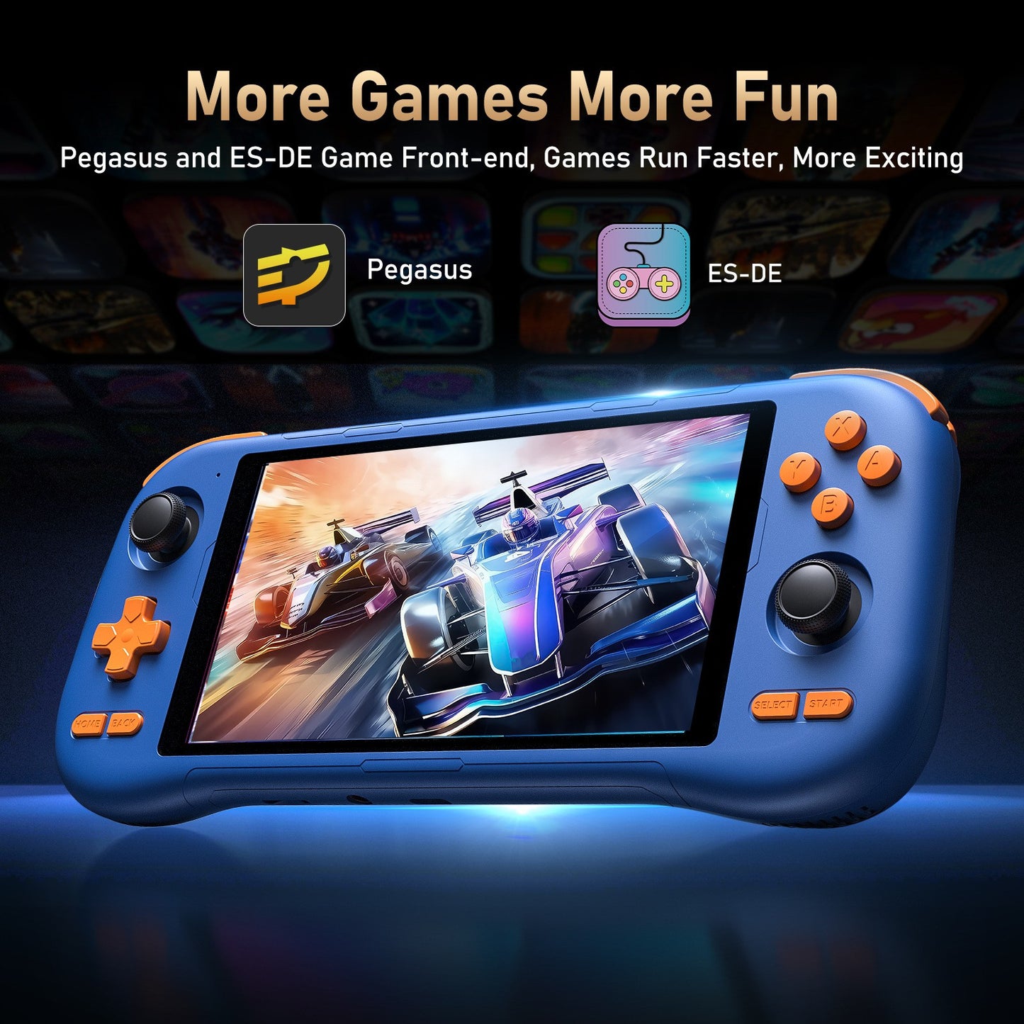 New Upgraded K56 Ultra Retro Handheld Game Console, 128GB Mini Video Game
