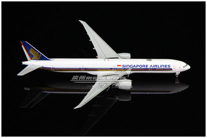 1:400 JC Wings SINGAPORE AIRLINES BOEING 777-300 Passenger Plane Diecast Model