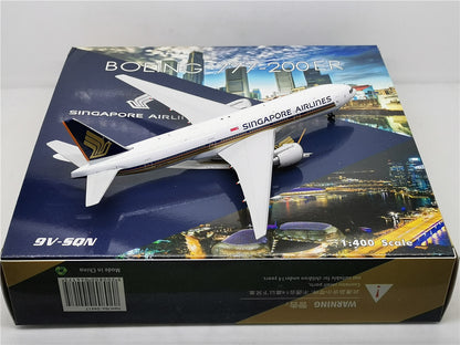 1:400 Phoenix SINGAPORE AIRLINES B777-200ER Airplane Diecast Aircraft Model