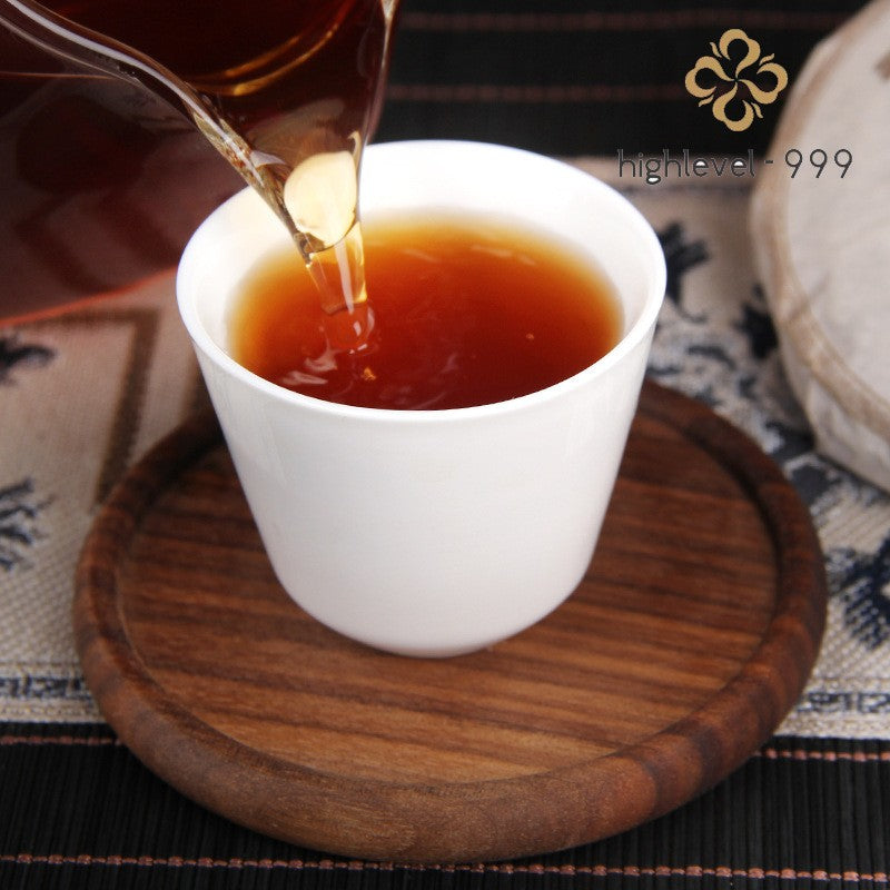 100g Ripe Pu'er Tea Cake Yunnan Classic Old Taste Fermented Aged Tea