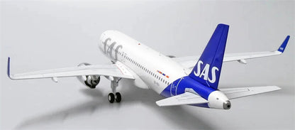 JC Wings Scandinavian for Airbus A320NEO SE-ROU 1/200 Aircraft Pre-built Model