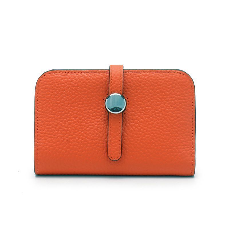 Genuine Leather Passport Cover Unisex Organizer Wallet Long Purse Hasp Money Bag