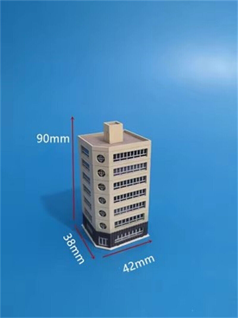 1/300 Scale Railway Station Scene Building City High-Rise Building Model Toy