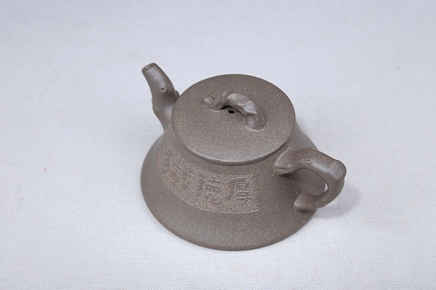 230cc China Yixing handmade purple sand green water clay teapot Shipiao Hu teapot-