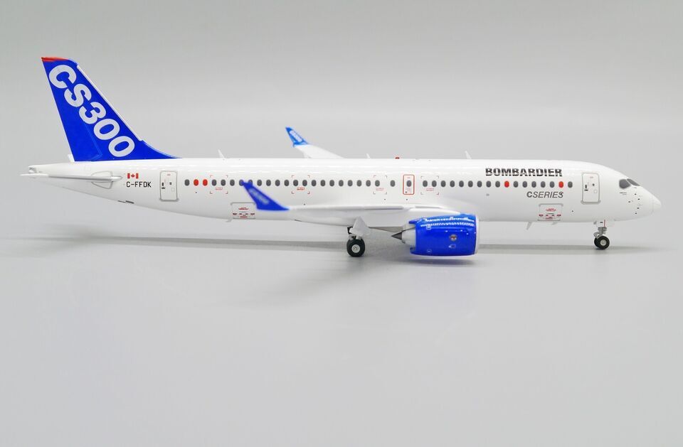 1:200 JC Wings Bombardier CS300 Passenger Airplane Diecast Aircraft Plane Model
