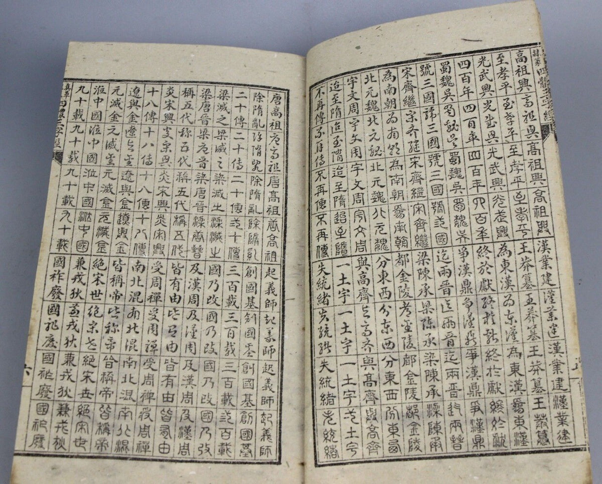 Old Chinese poetry books “Three Character Classic“